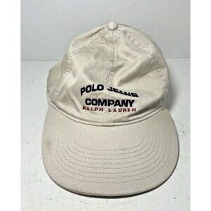 Vintage Polo Ralph Lauren Hat Jeans Company Strapback Cap NEW OLD STOCK Spell ou